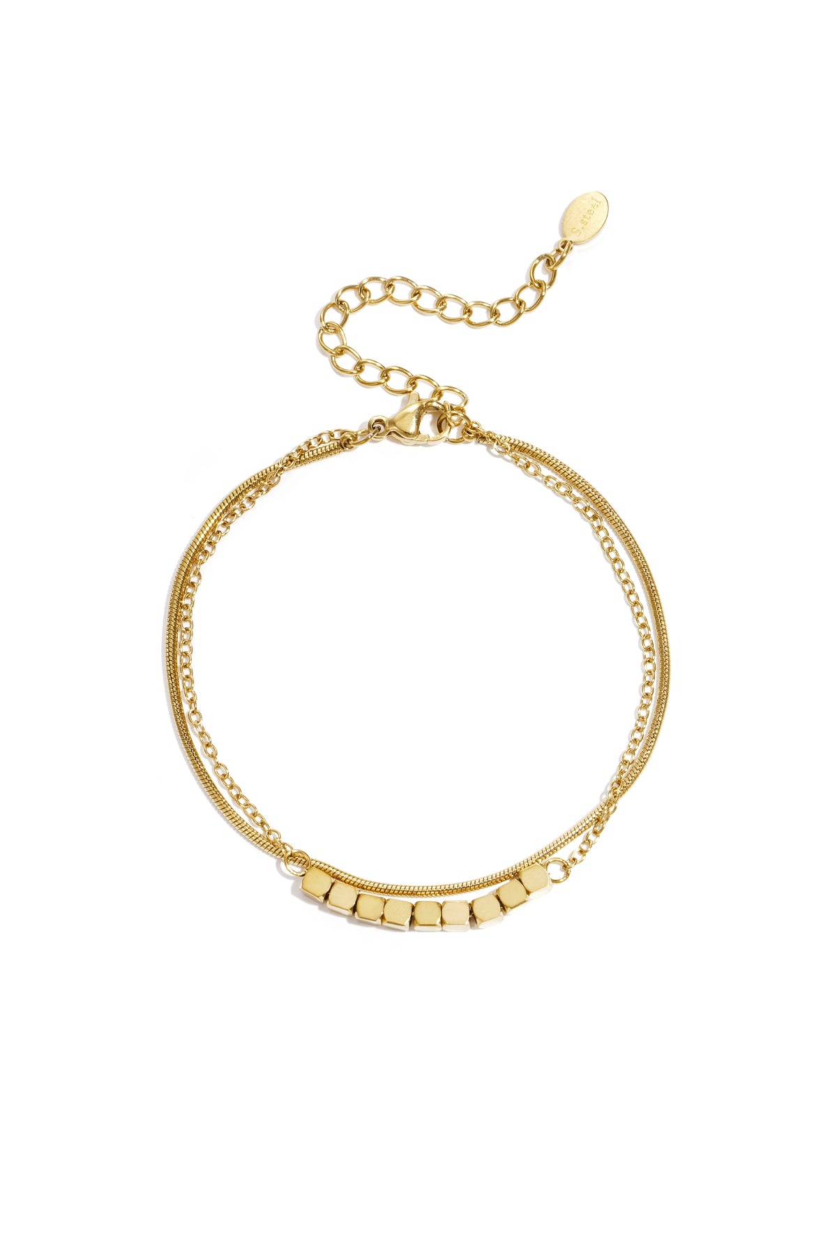 Bracciale elegante in acciaio inossidabile