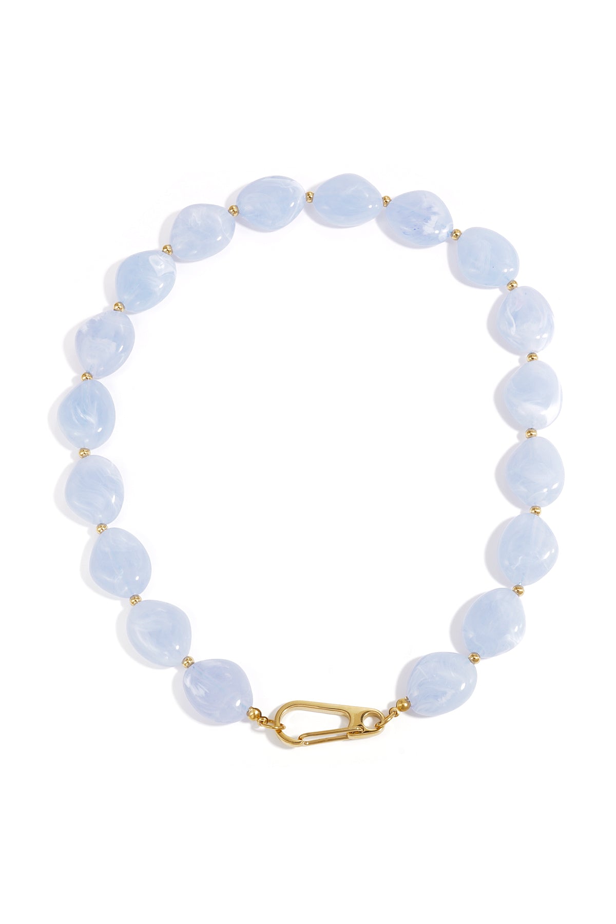 Collana di perline con chiusura frontale