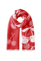 Sciarpe invernali ciliegia Casual Acrilico Accessori quotidiani
