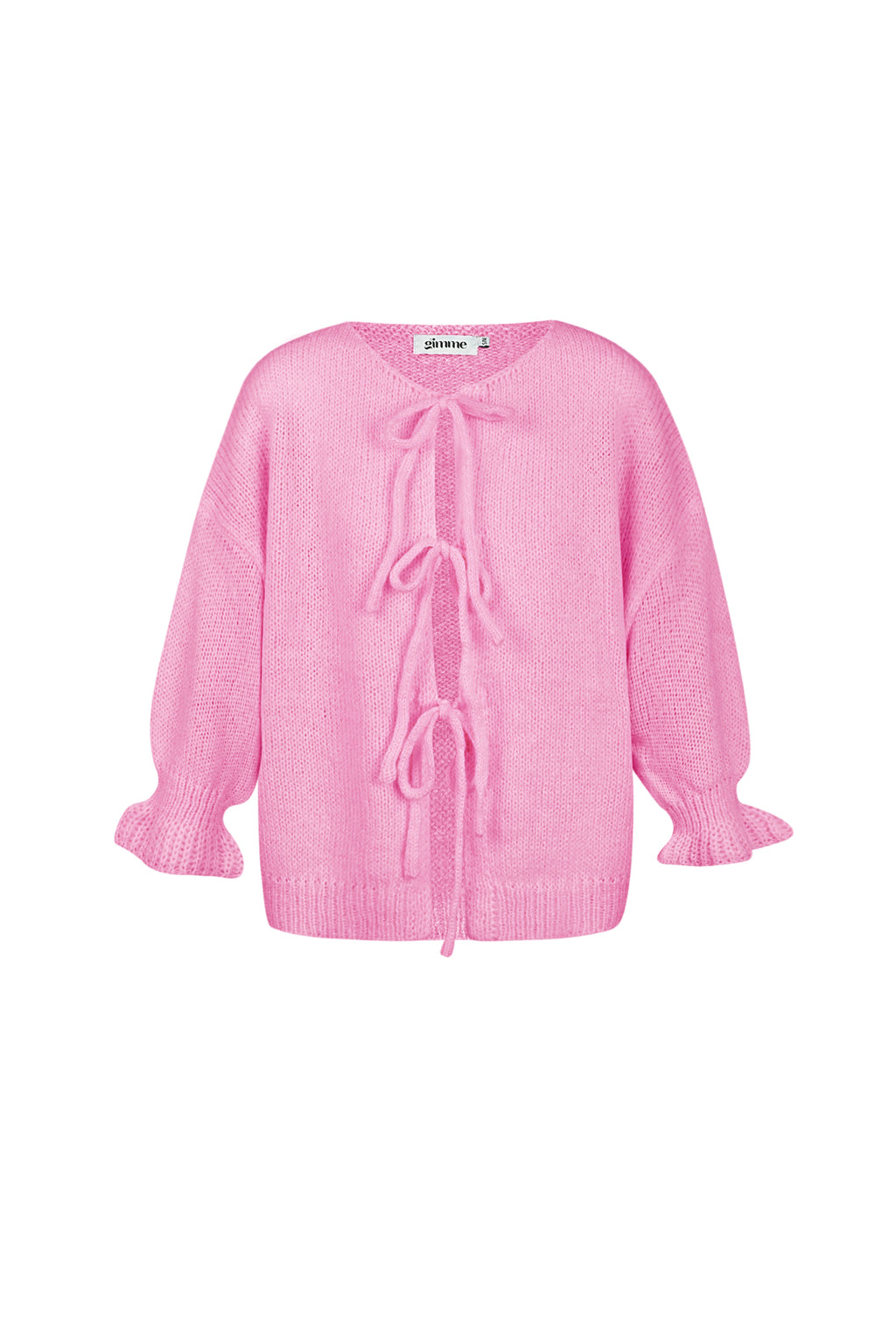 Magliette a Manica Corta Donna in Nylon Oversized con Chiusura a Nastro