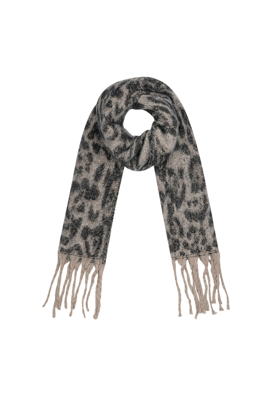 Sciarpa stampa leopardo