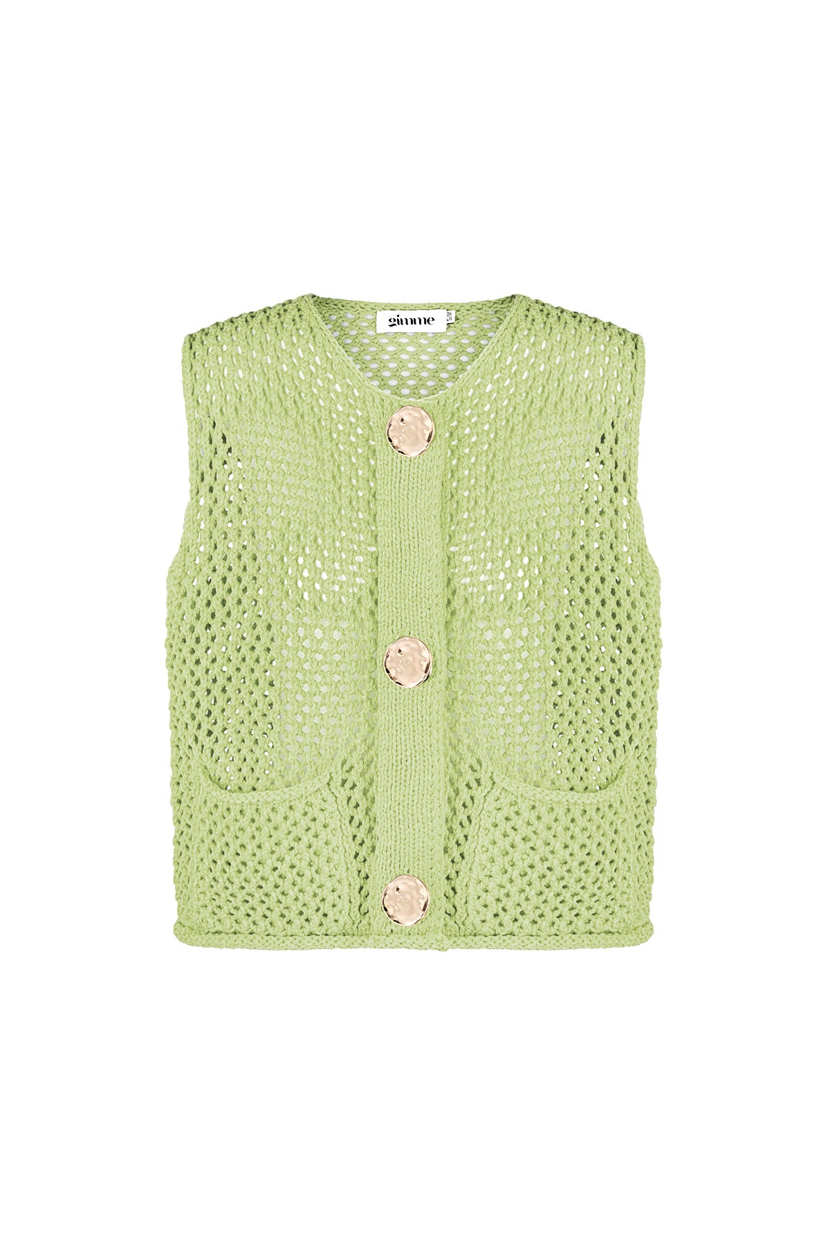 Maglia In Poliestere Tessuto Donna Gilet A Maglia Aperta