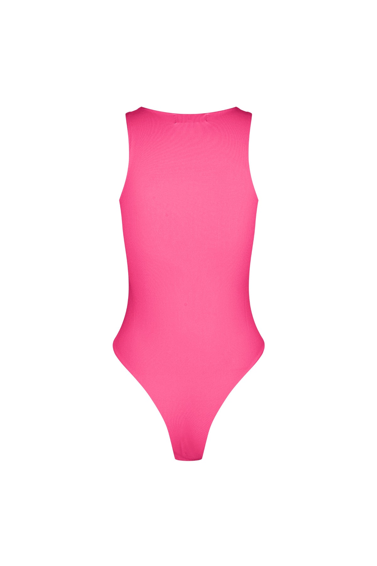 Poliestere Donna Body Senza Maniche Collo Alto Form-Fitting