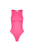 Poliestere Donna Body Senza Maniche Collo Alto Form-Fitting