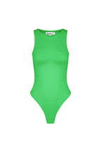 Poliestere Donna Body Senza Maniche Collo Alto Form-Fitting