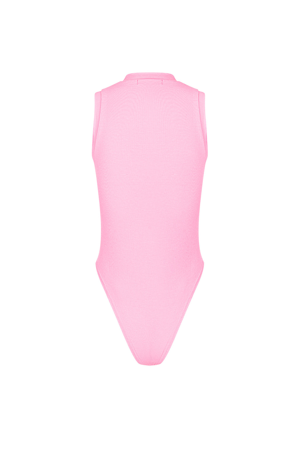 Viscosa Donna Body Senza Maniche Collo Alto Design Minimalista