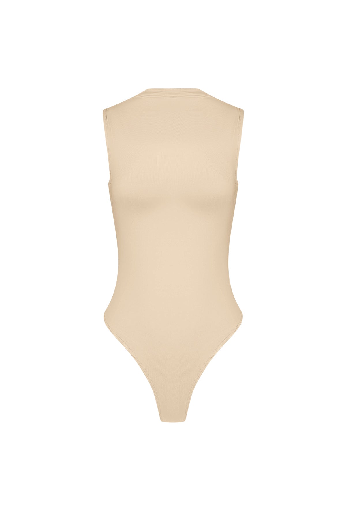 Tessuto Elastico Body Donna Collo Alto Design Minimalista