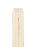 Cotone Pantaloni a gamba larga Donna Vita con cordino comoda