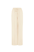 Cotone Pantaloni a gamba larga Donna Vita con cordino comoda