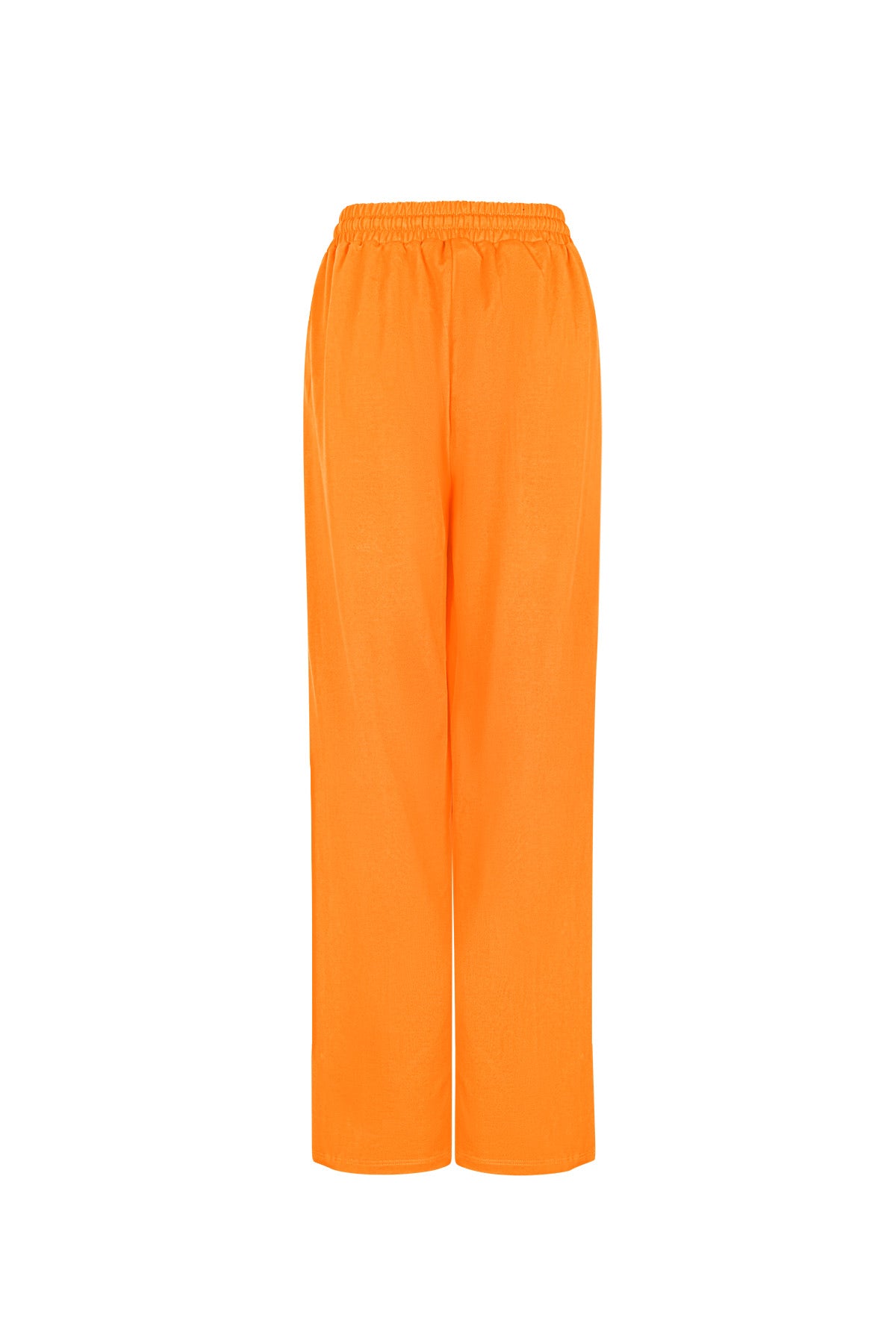 Cotone Pantaloni a gamba larga Donna Vita con cordino comoda