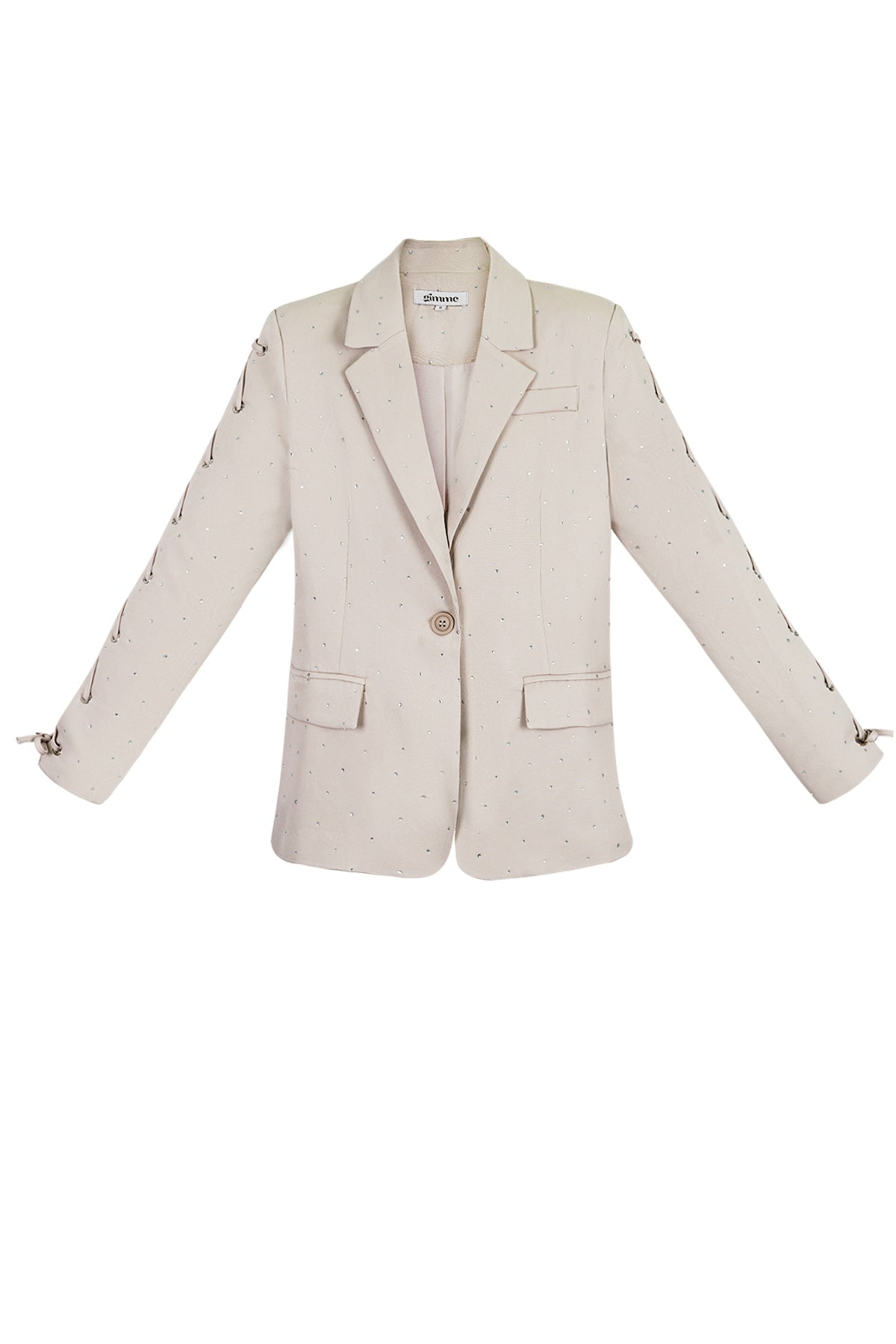 Set di Giacca da Donna in Poliestere con Maniche Legate