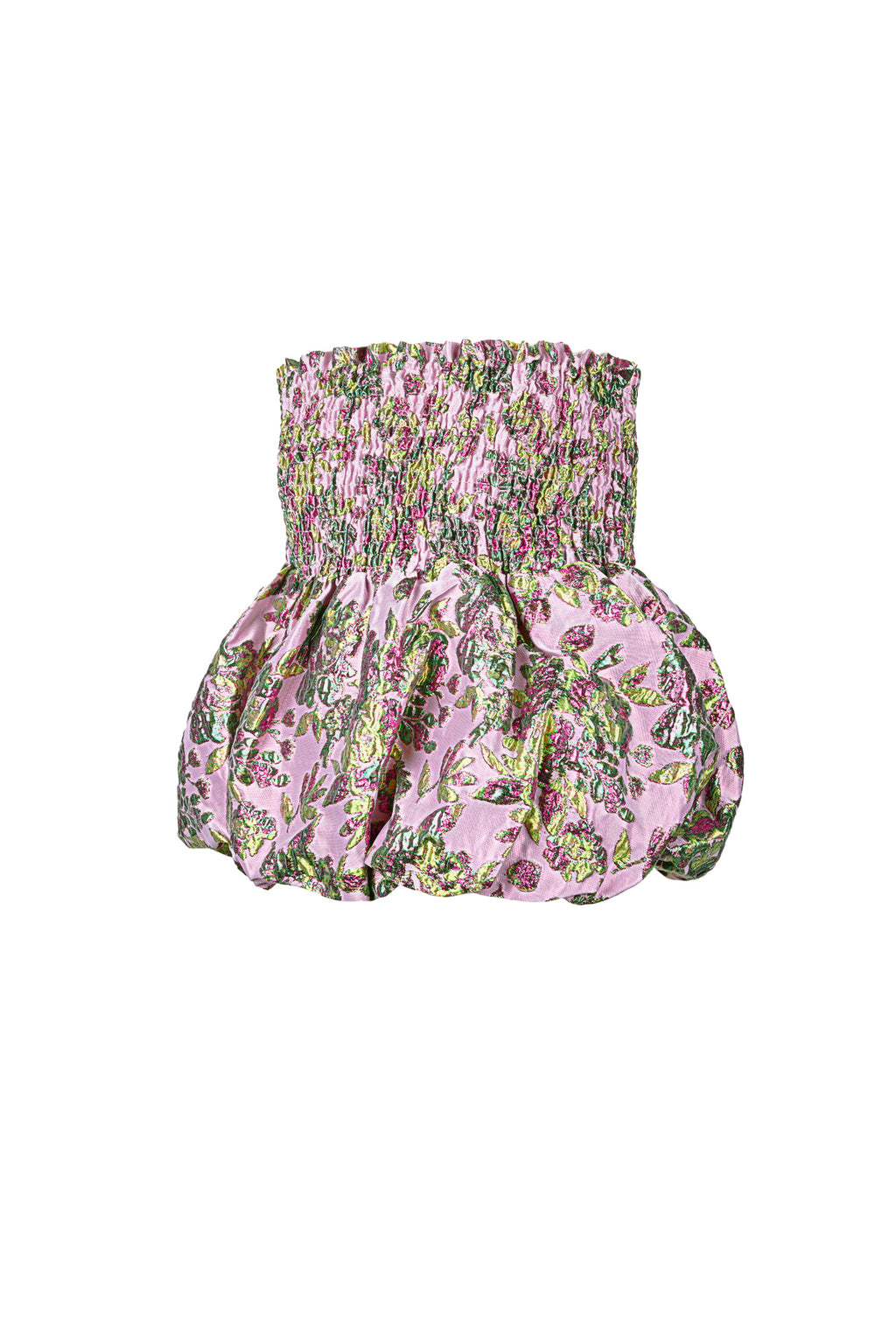 Top Senza Maniche in Miscela di Seta Peplum Primavera/Estate
