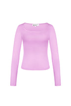 Maglia in Poliestere Donna Maniche Lunghe Crop Top Collo Quadrato Taglio Bodycon