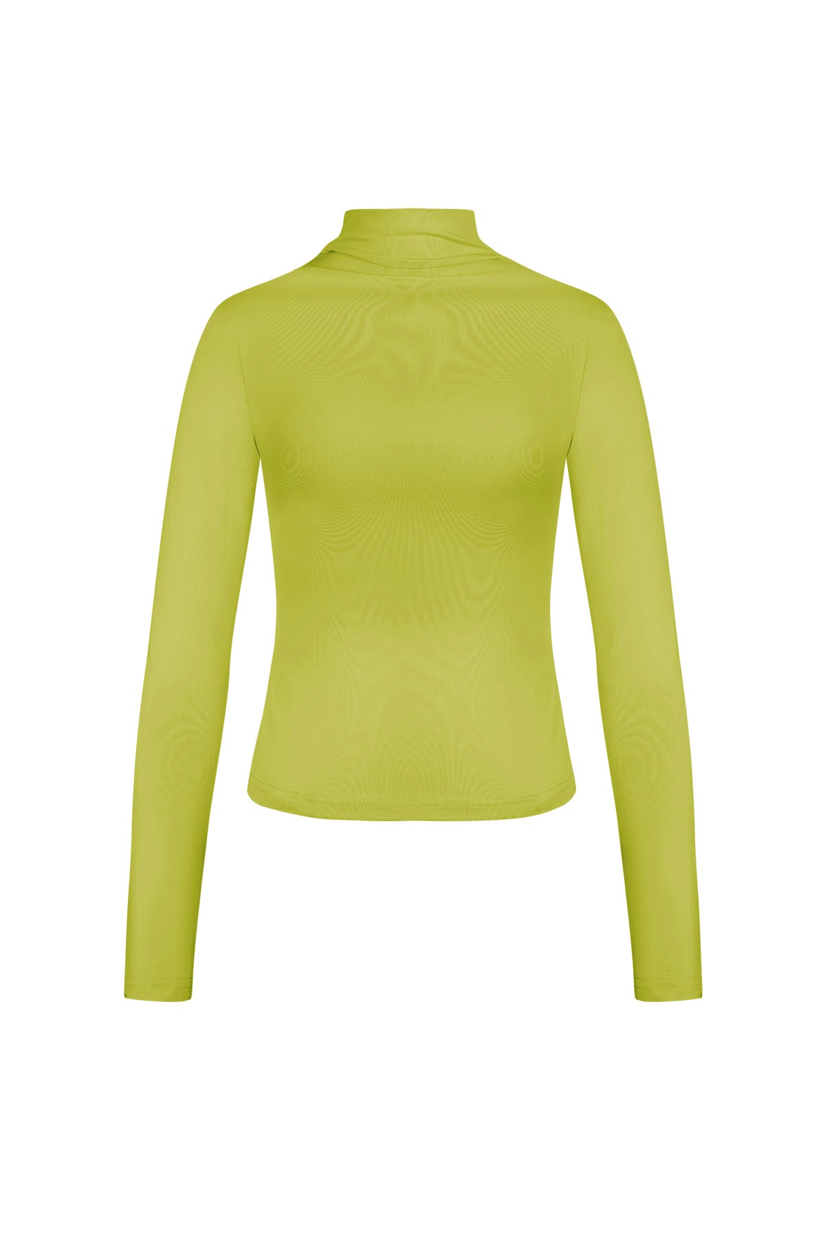 Maglia Donna Manica Lunga Poliestere Collo Alto Rigato