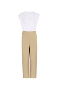 Cotton Blend Donna Wide Leg Bodysuit Primavera/Estate Comfort Fit