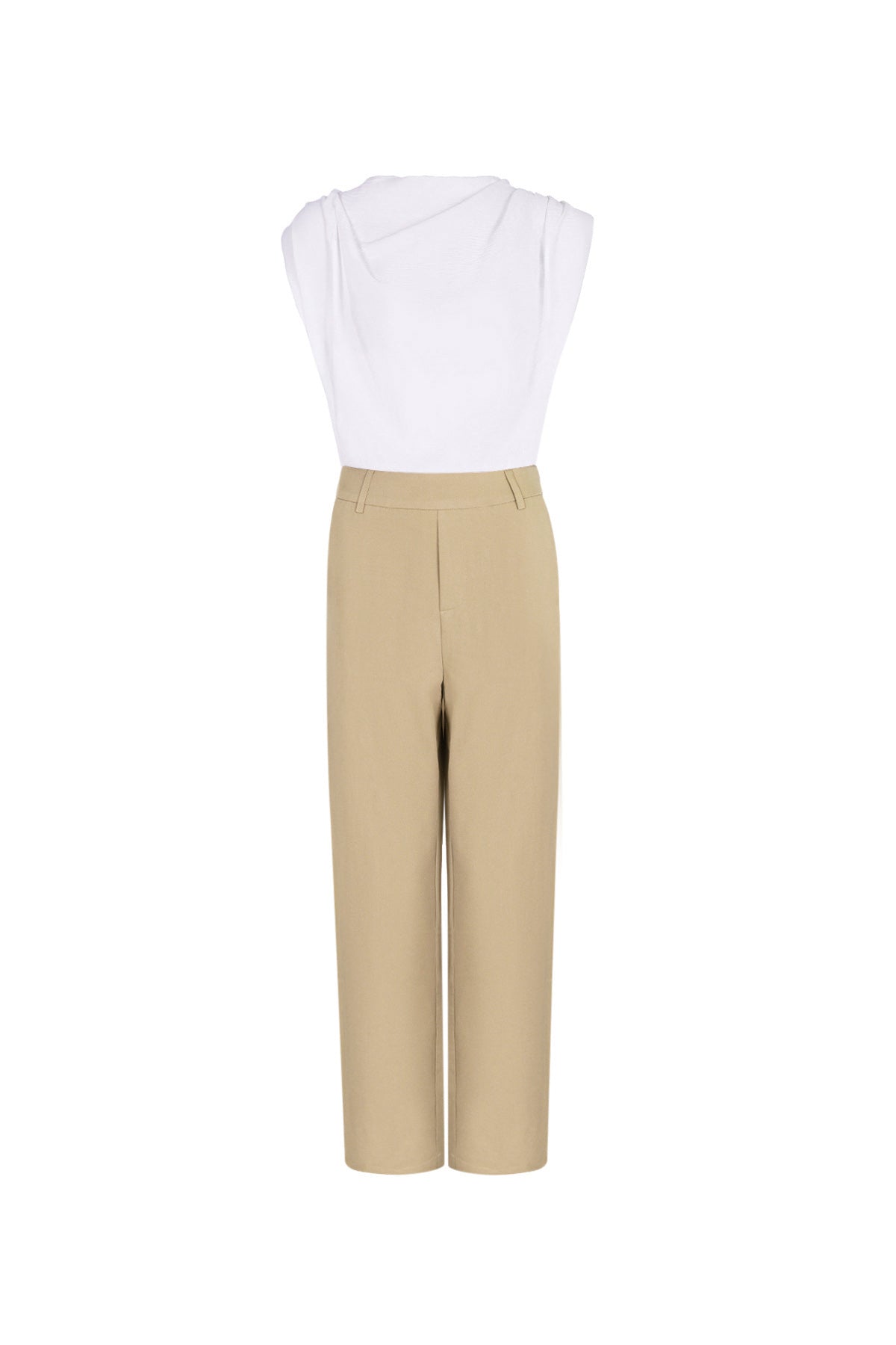 Cotton Blend Donna Wide Leg Bodysuit Primavera/Estate Comfort Fit