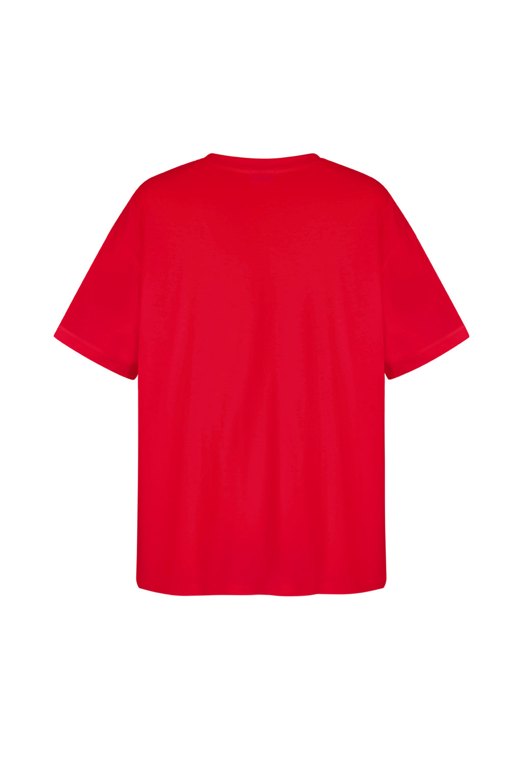 Cotone Maglietta Donna Oversized Stampa OUI