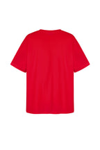 Cotone Maglietta Donna Oversized Stampa OUI