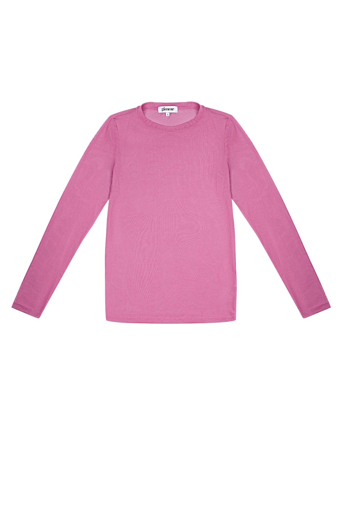 Maglia Donna a Manica Lunga in Poliestere Rete Trasparente Sportiva