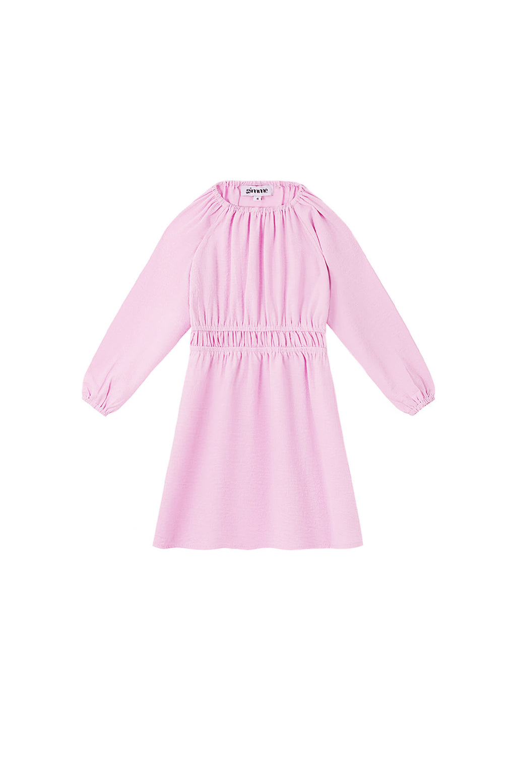 Abito Mini Donna in Poliestere Pieghevole Vita Elastica