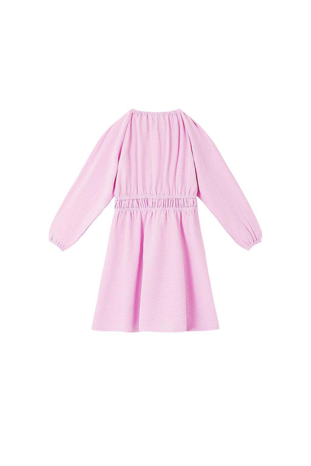 Abito Mini Donna in Poliestere Pieghevole Vita Elastica