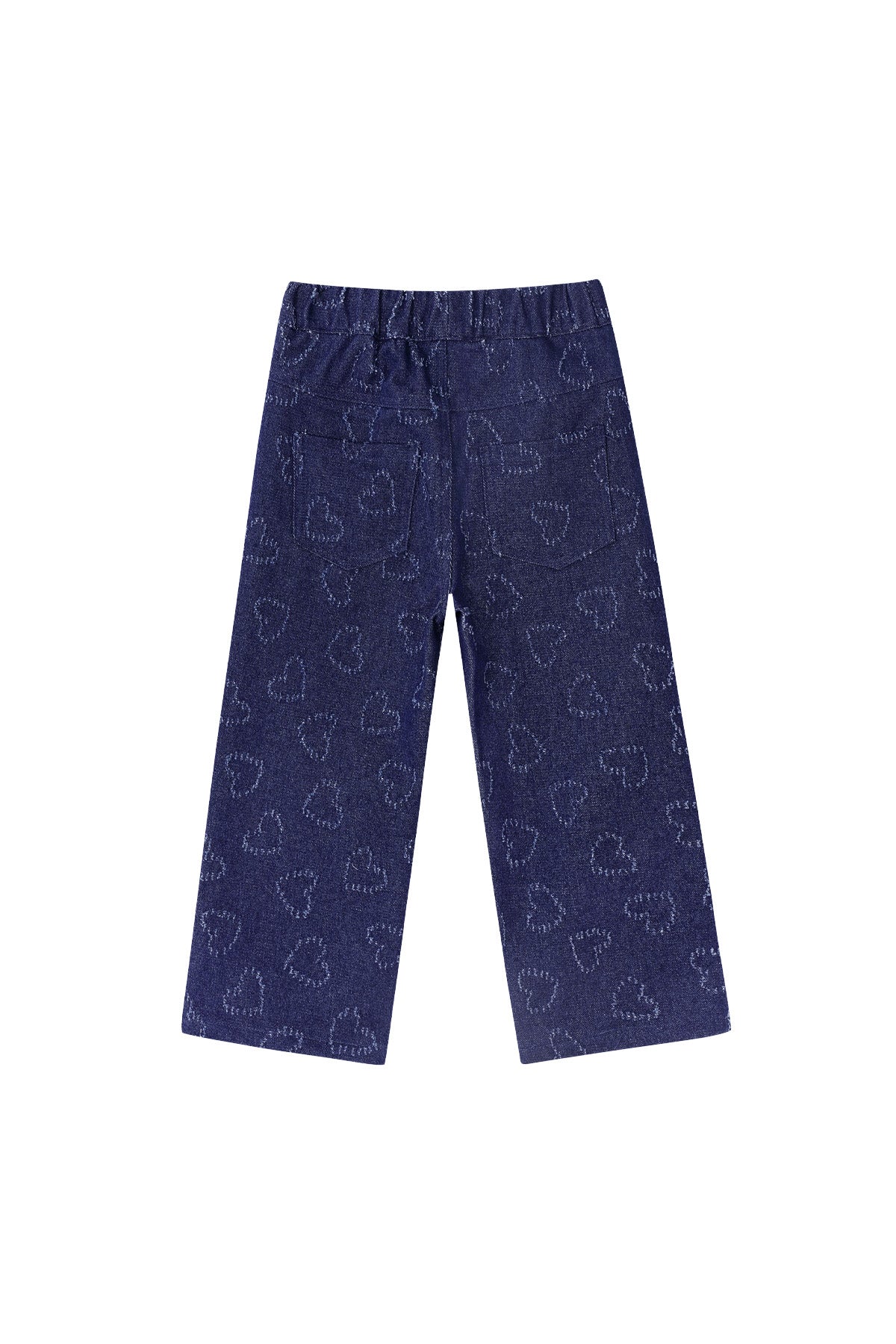 Cotton Denim Donna Pantalone Retto Casual Azzurro Chiaro