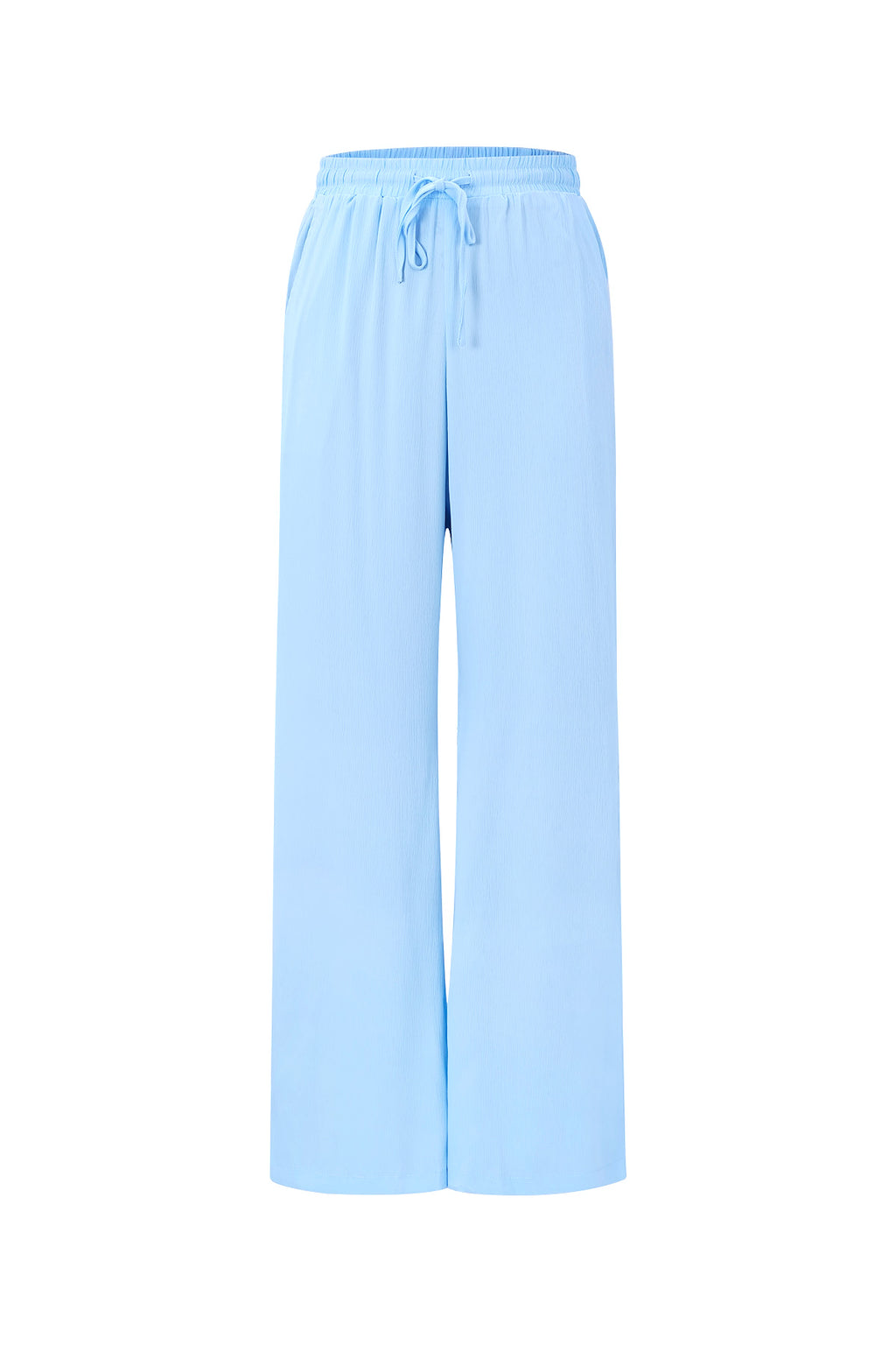 Pantaloni Dritti Donna in Poliestere Tessuto Casual Colore Puro Primavera/Estate