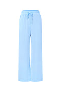 Pantaloni Dritti Donna in Poliestere Tessuto Casual Colore Puro Primavera/Estate