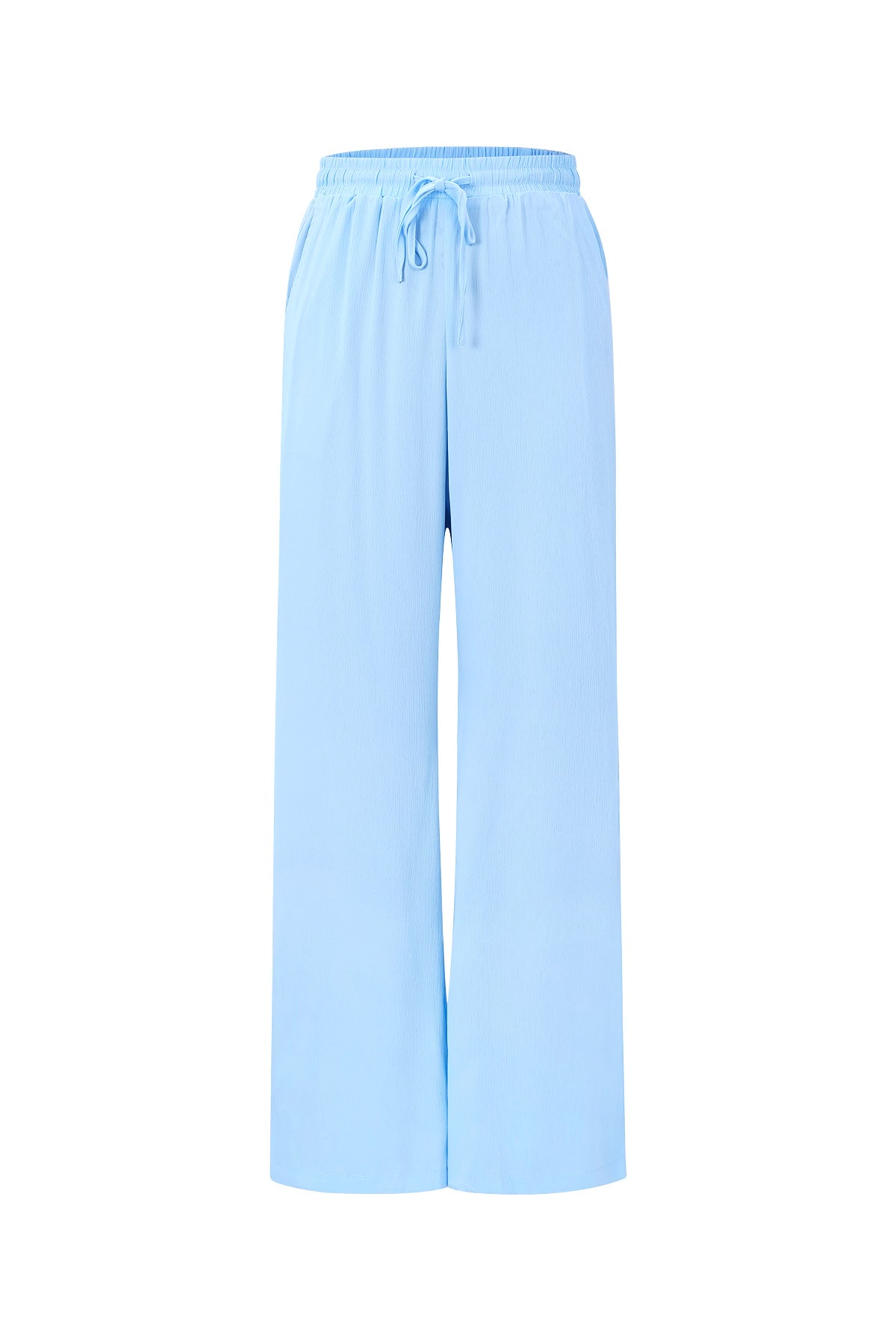Pantaloni Dritti Donna in Poliestere Tessuto Casual Colore Puro Primavera/Estate