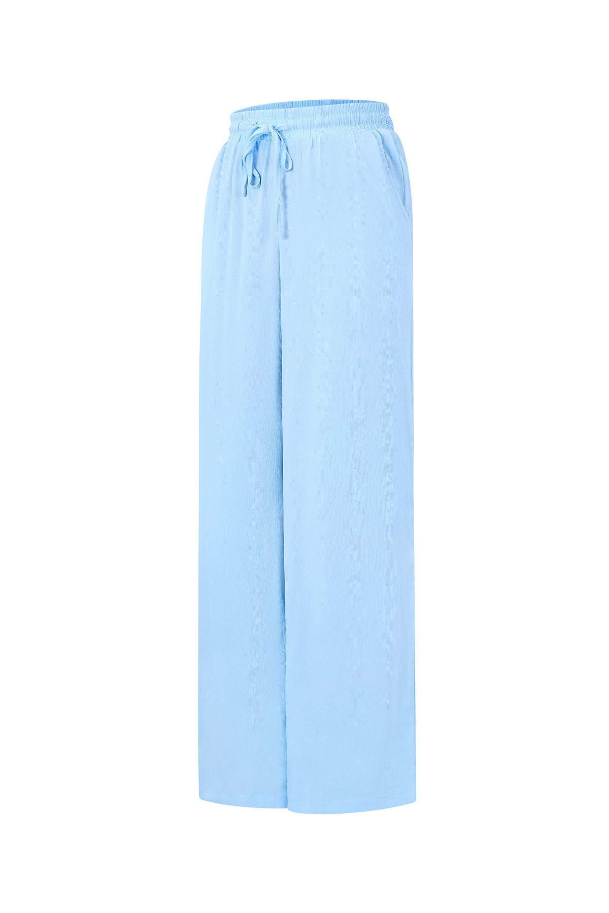 Pantaloni Dritti Donna in Poliestere Tessuto Casual Colore Puro Primavera/Estate