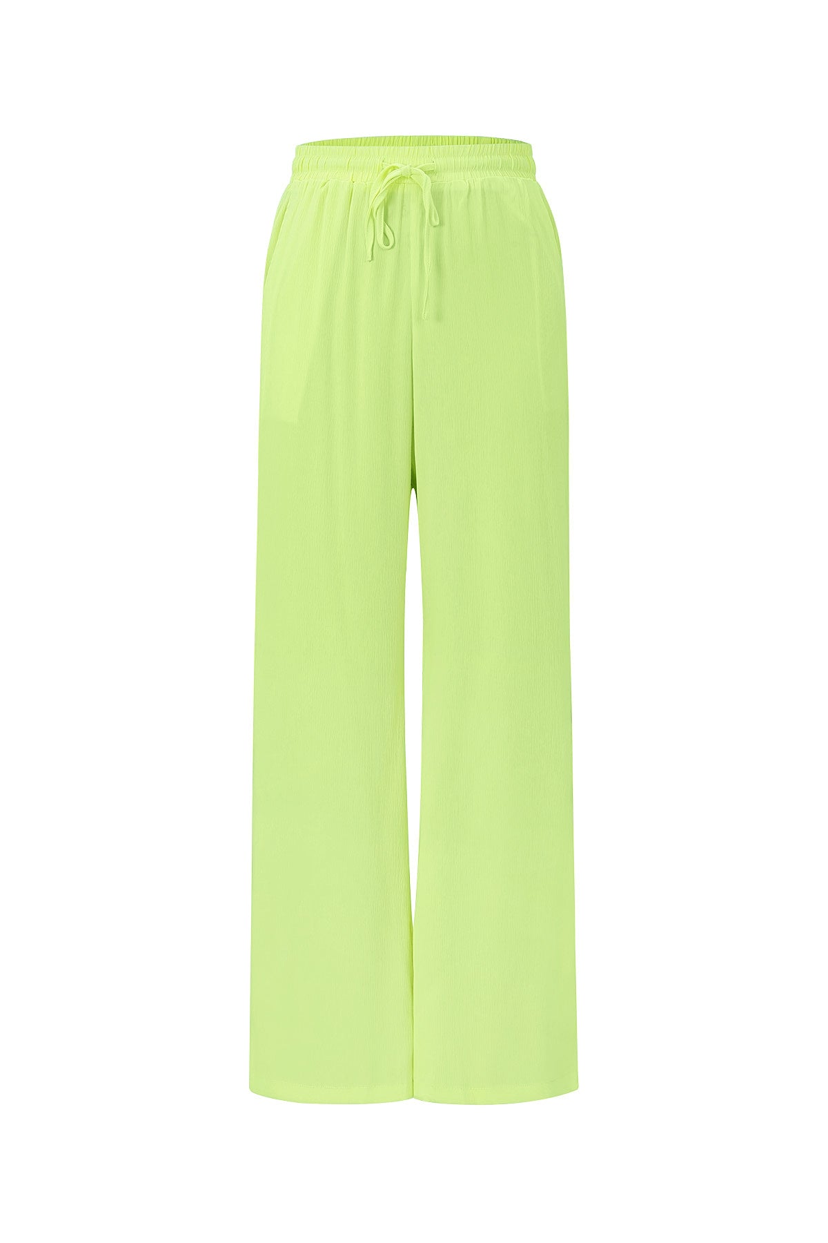 Pantaloni Dritti Donna in Poliestere Tessuto Casual Colore Puro Primavera/Estate