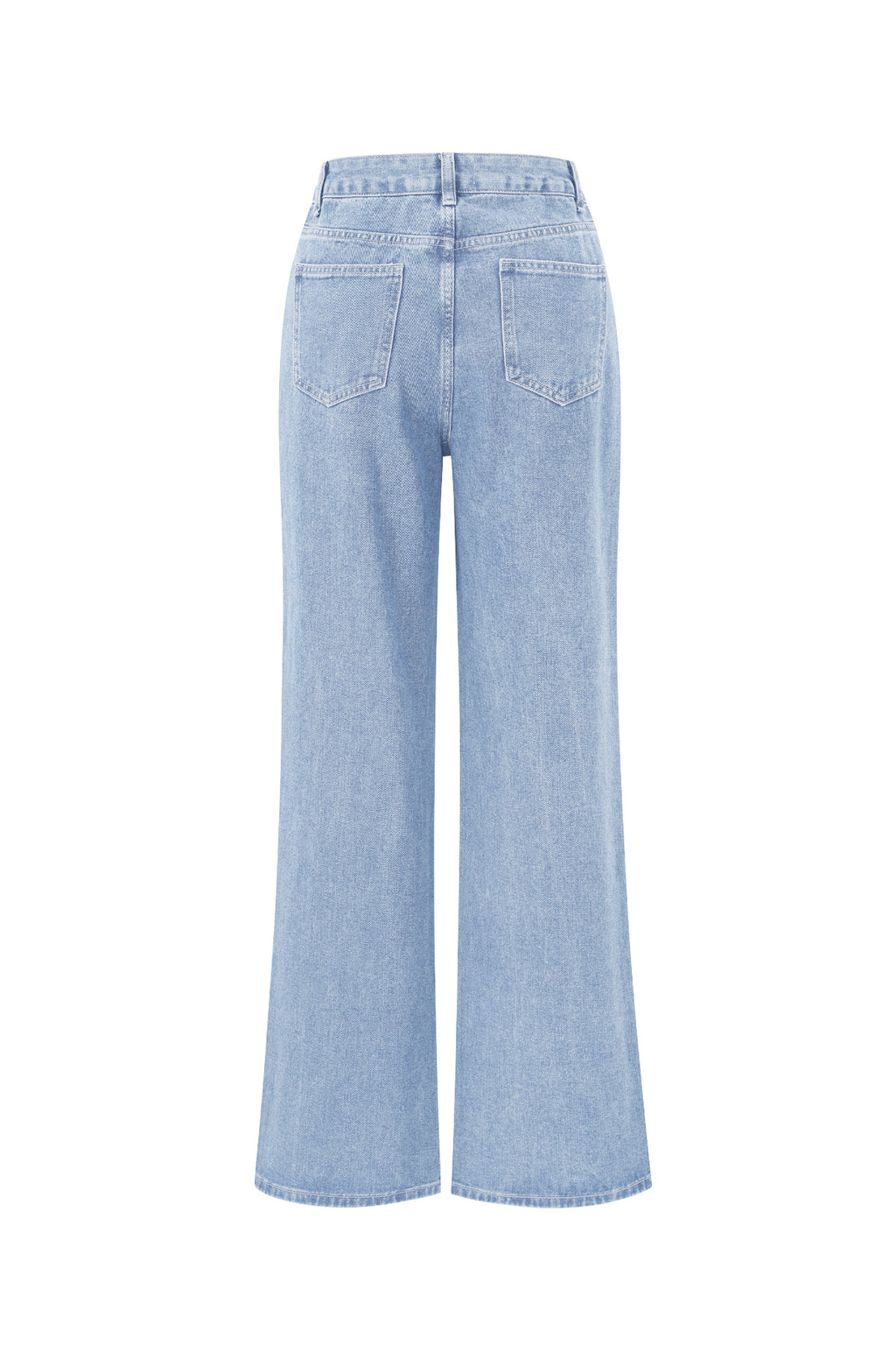 Cotone Tessuto Donna Pantaloni Dritti Jeans Ricamo Cuore Casual