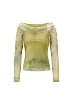 Tessuto Poliestere Donna Top Maniche Lunghe Elegante Colore Puro Primavera/Estate