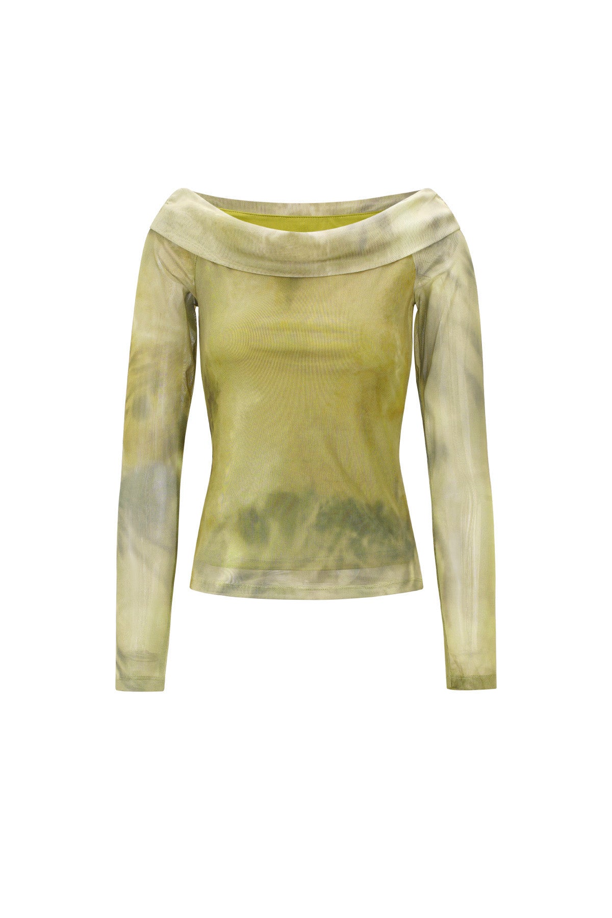 Tessuto Poliestere Donna Top Maniche Lunghe Elegante Colore Puro Primavera/Estate