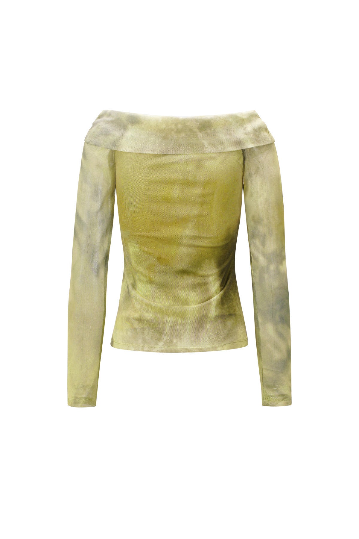 Tessuto Poliestere Donna Top Maniche Lunghe Elegante Colore Puro Primavera/Estate