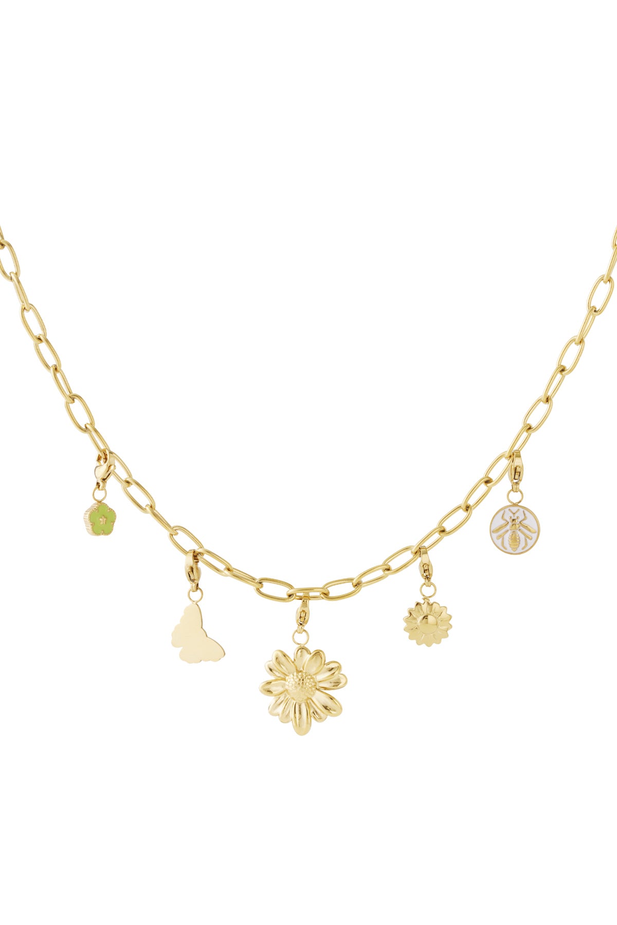 Collana fai da te con fiori dettagliati