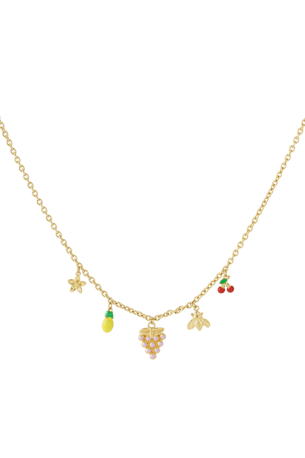 Collana con ciondoli fruttati
