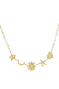Collana Sole Luna Stella