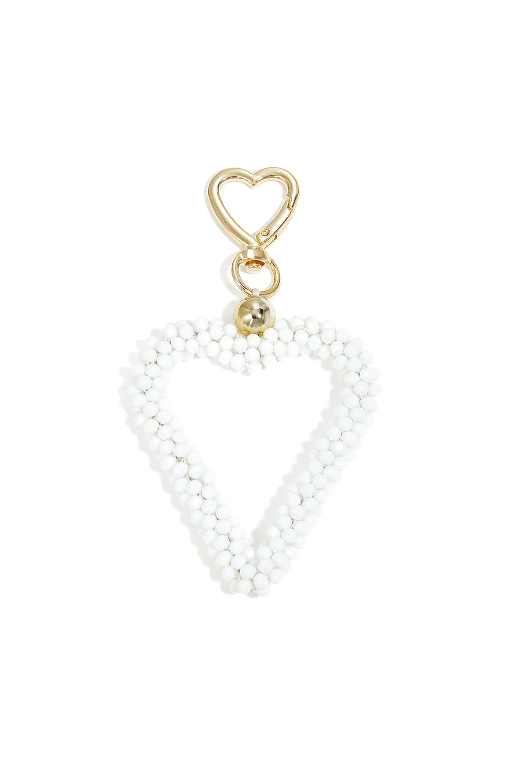 Portachiavi a forma di cuore, casual, in cristallo, accessori quotidiani