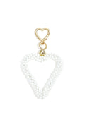 Portachiavi a forma di cuore, casual, in cristallo, accessori quotidiani