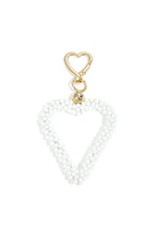 Portachiavi a forma di cuore, casual, in cristallo, accessori quotidiani