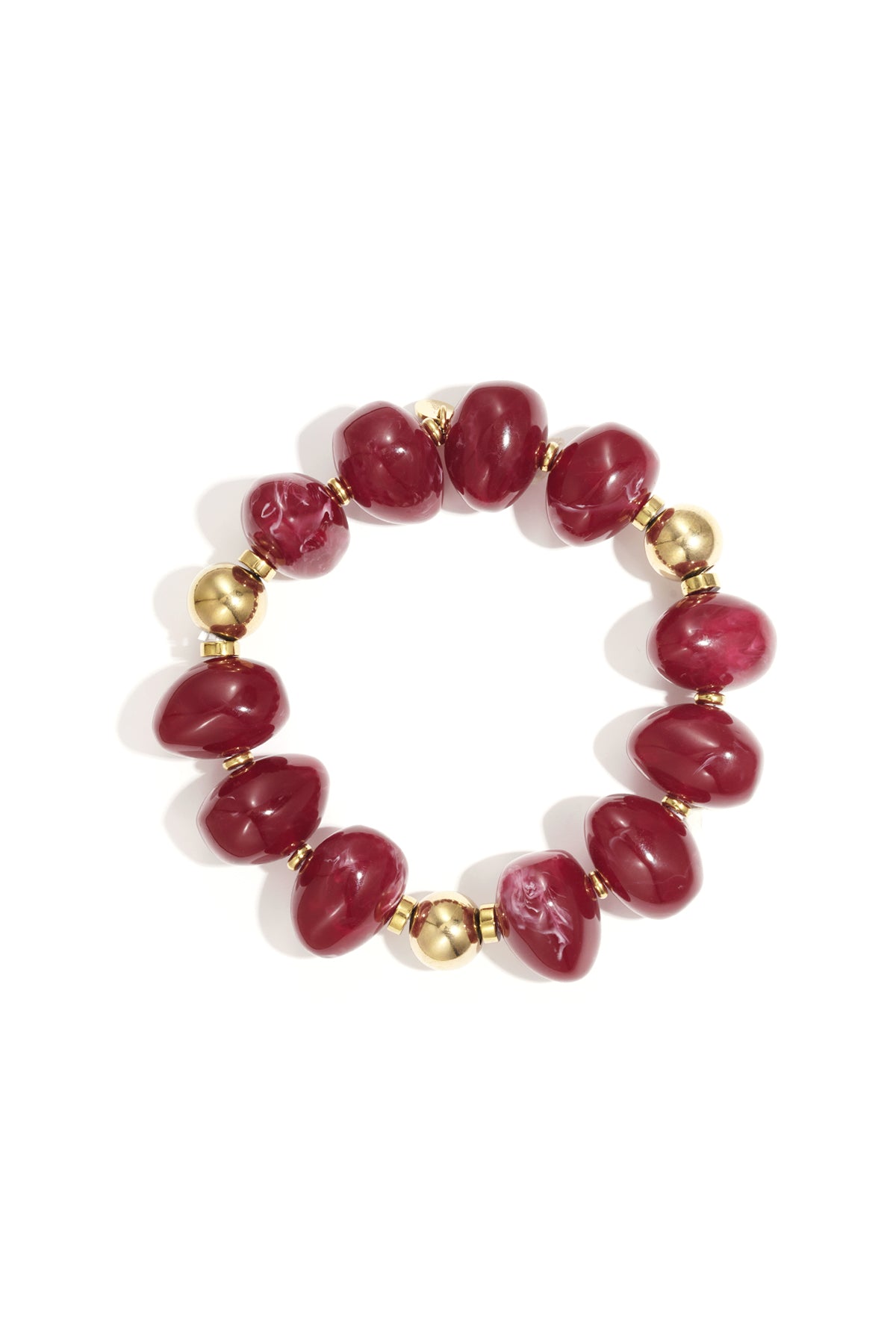 Braccialetti con perline in resina, perline, casual, quotidiani, semplici, serie di gioielli da donna