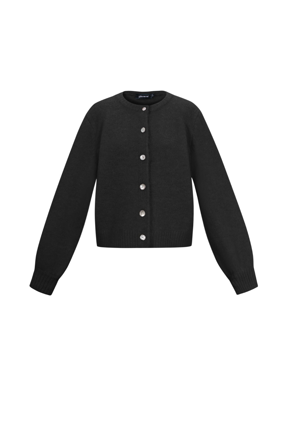 Cardigan Donna Intrecciato Fibra di Poliestere Casual Colore Puro Autunno/Inverno