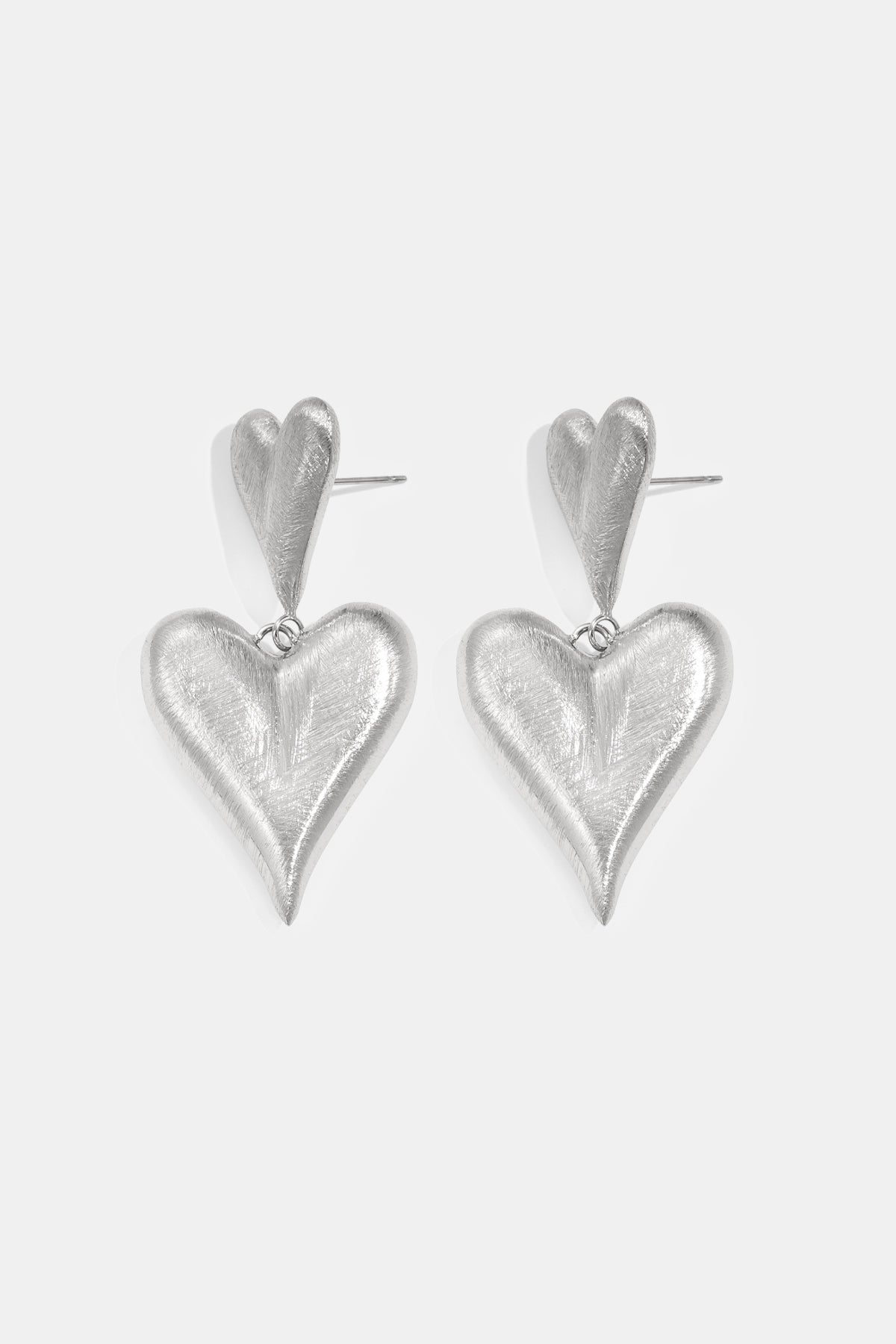Orecchini pendenti a forma di cuore, casual, quotidiani, semplici, gioielli da donna