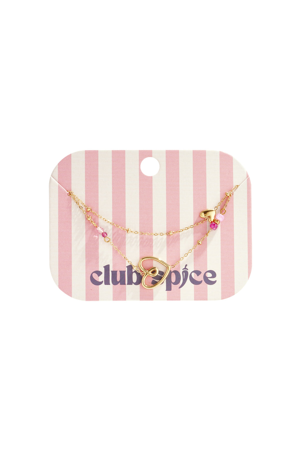 Bracciale con cuore giocoso, perline e perla