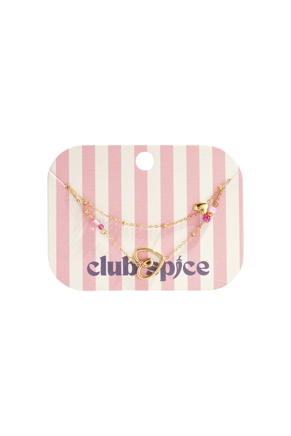 Bracciale con cuore giocoso, perline e perla