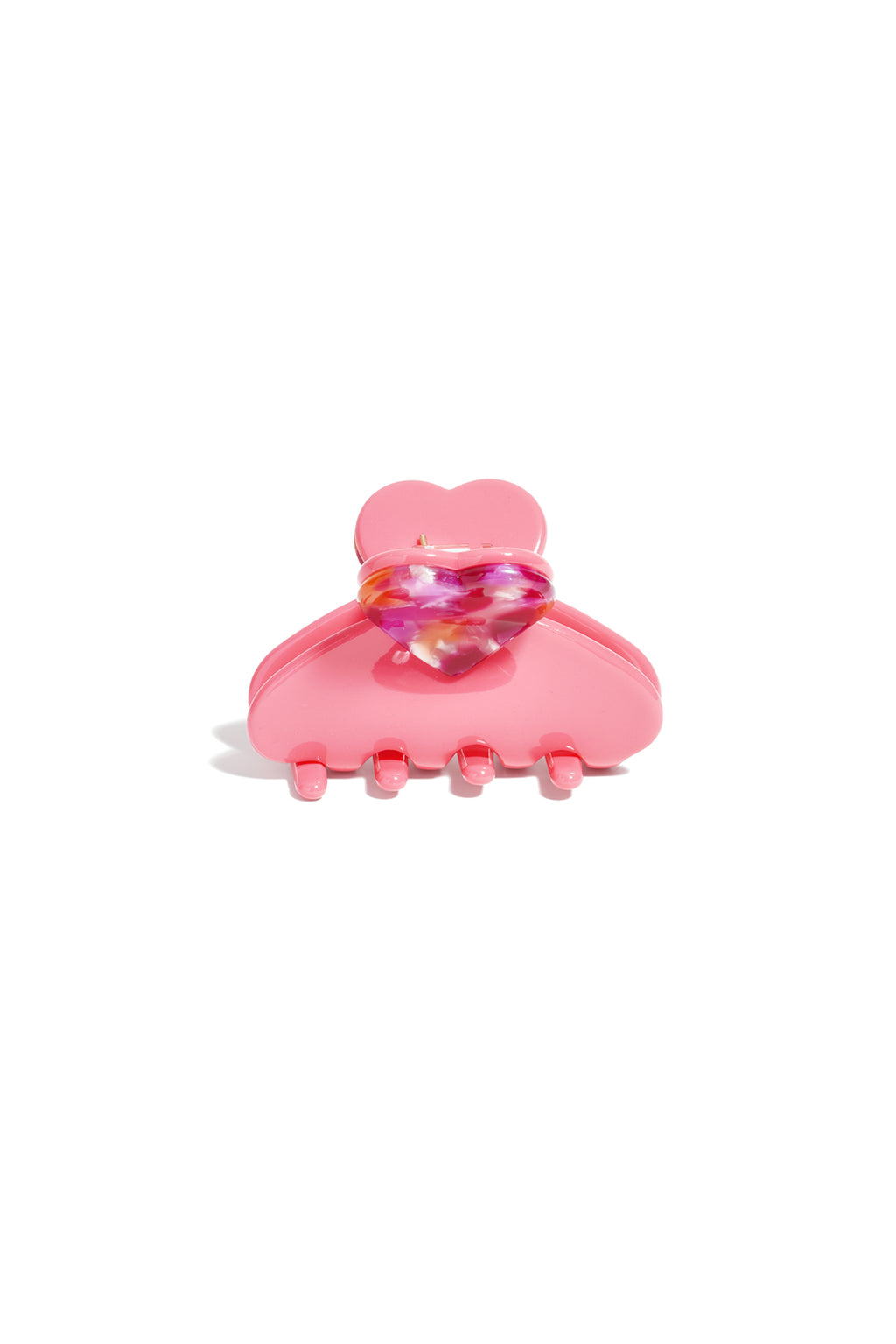 Fermagli per capelli a forma di cuore in acetato casual, accessori per San Valentino