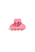 Fermagli per capelli a forma di cuore in acetato casual, accessori per San Valentino