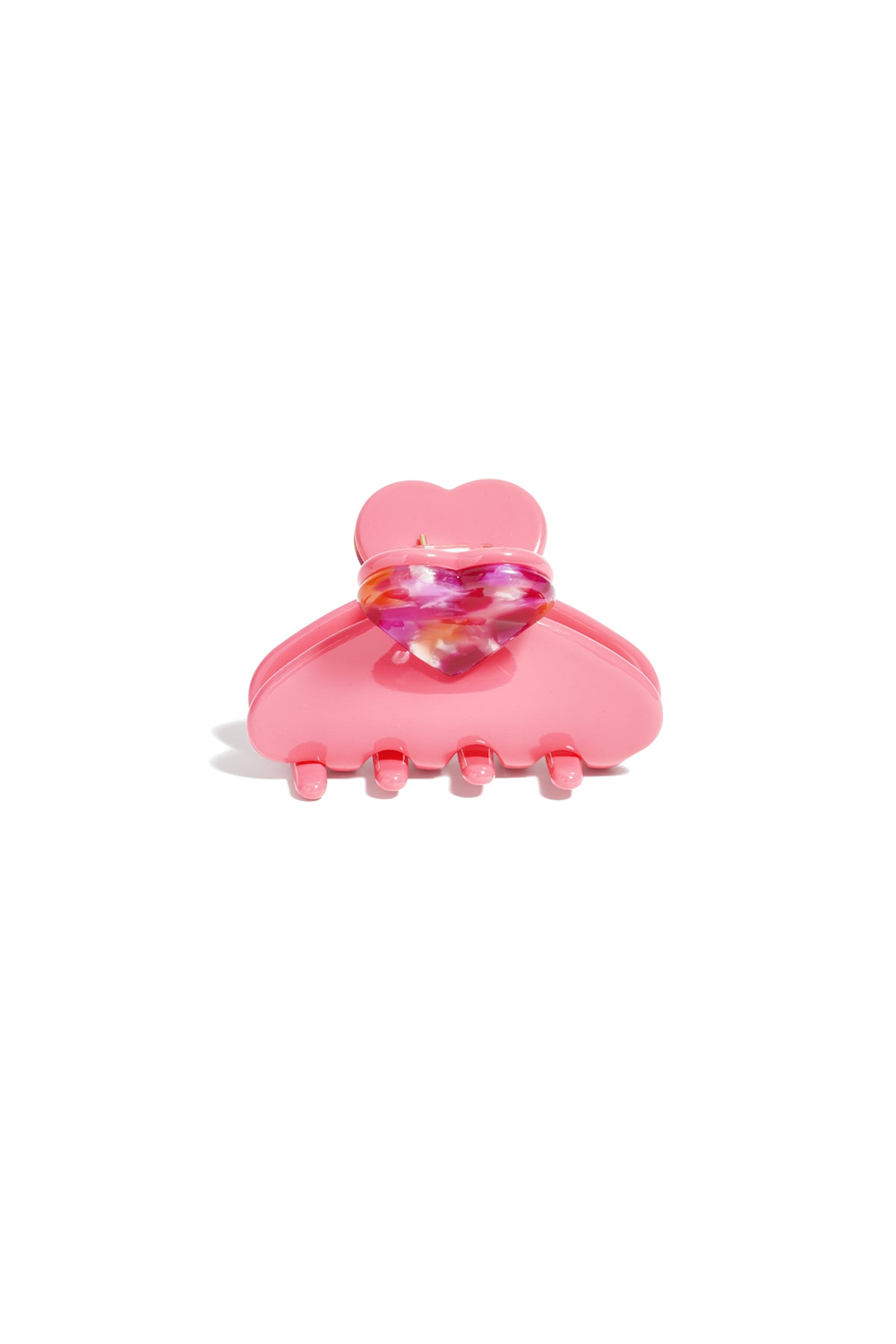 Fermagli per capelli a forma di cuore in acetato casual, accessori per San Valentino