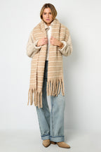Sciarpe invernali Strip Casual Poliestere Quotidiano